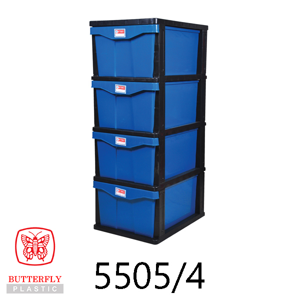 Plastic 4 Tier Drawer / Plastic Cabinet