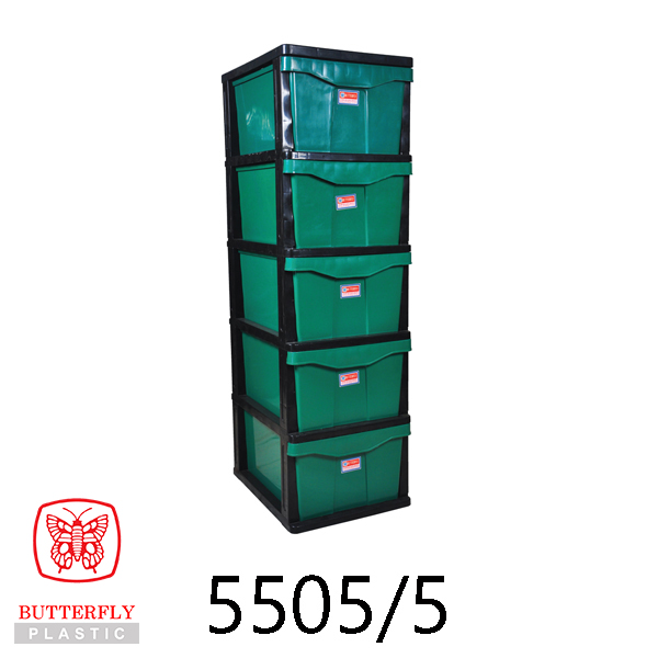 Plastic 5 Tier Drawer / Plastic Cabinet