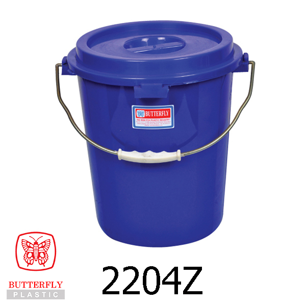 Baldi Plastik 4 Gallon dengan Penutup & Pemegang