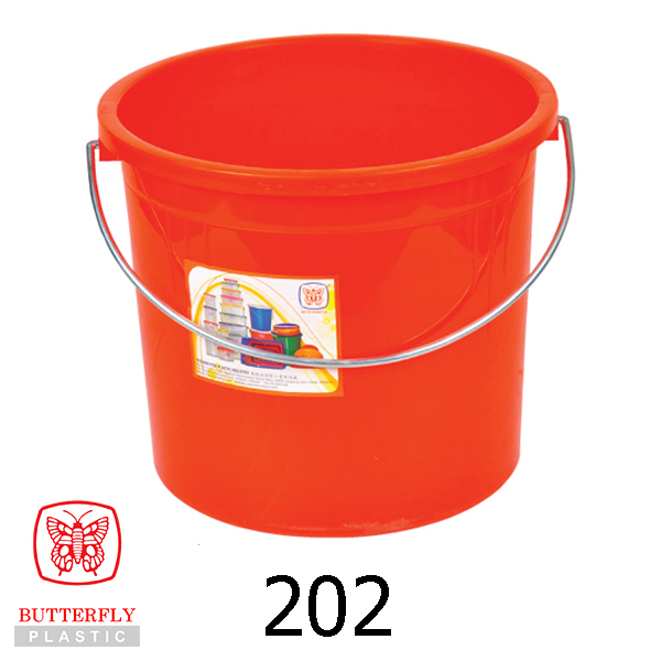 2 Gallons Plastic Pail with Handle / Plastic Bucket